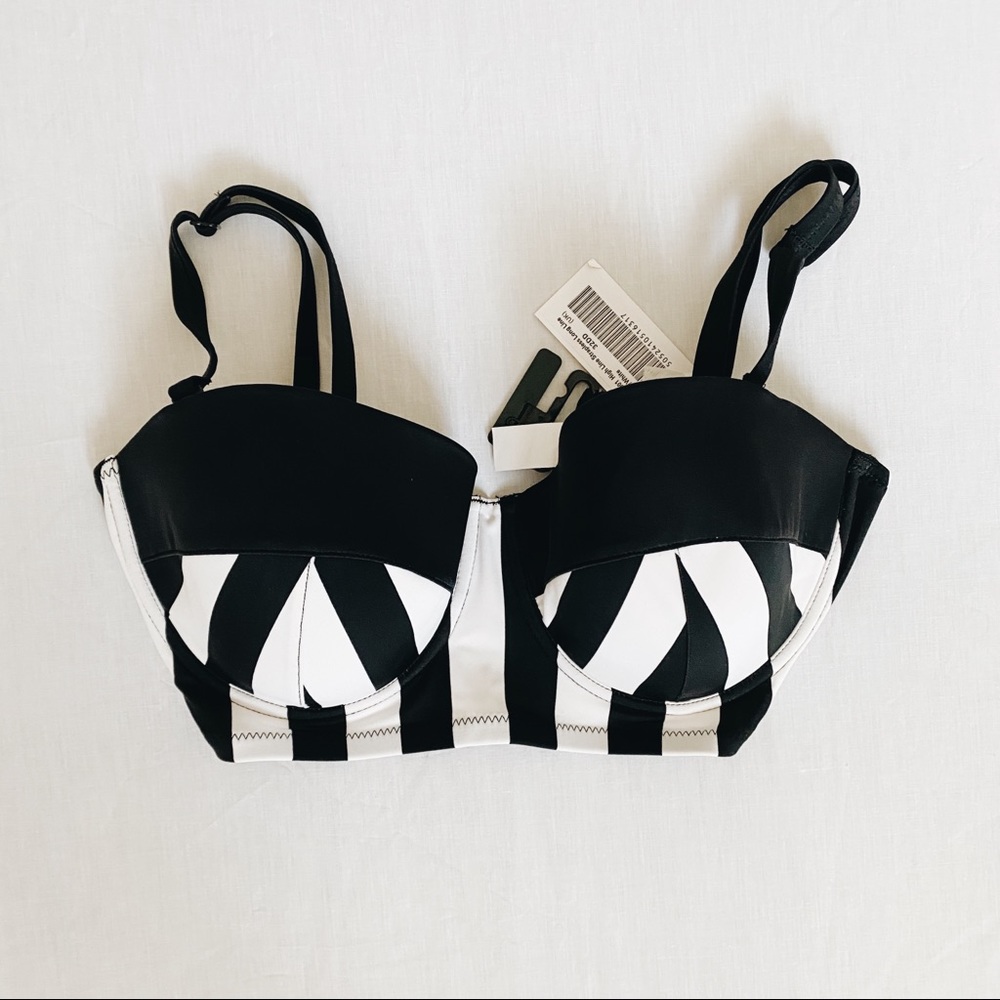 Pour Moi striped swim set